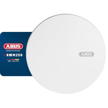 ABUS smoke detector RWM250 with 12-year battery & heat warning function - for kitchens, living rooms, and caravans - Q-Label & DIN EN14604 certified - White on sale